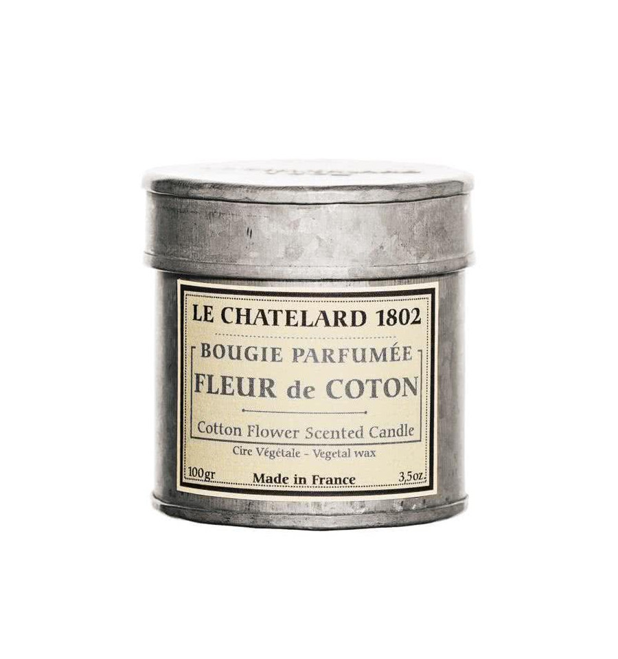 Lumanare Parfumata 100g Fleur de Coton Bumbac Le Chatelard 1802 Cutie Galva